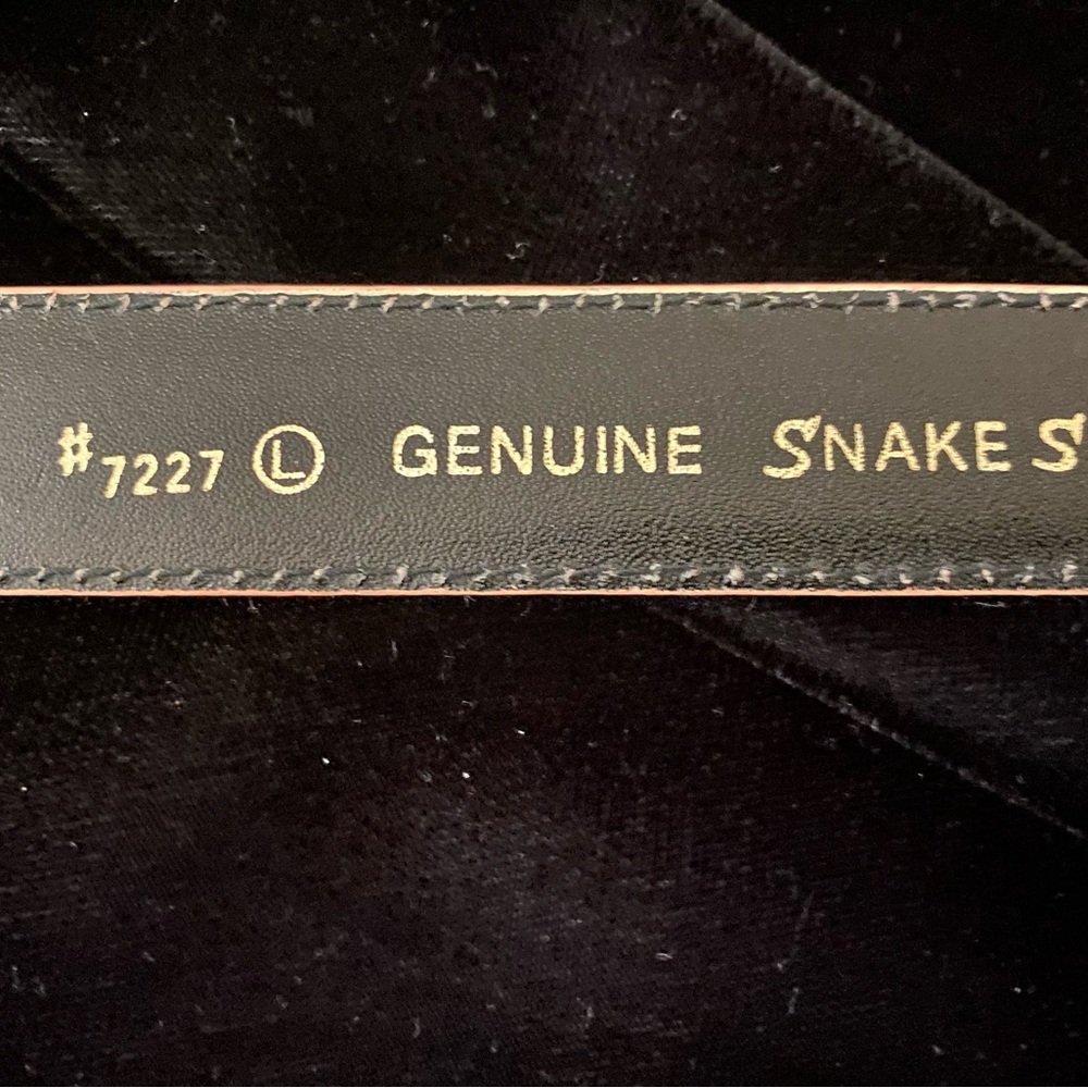 Genuine Snakeskin 🐍 Belt - Picture 5 of 6